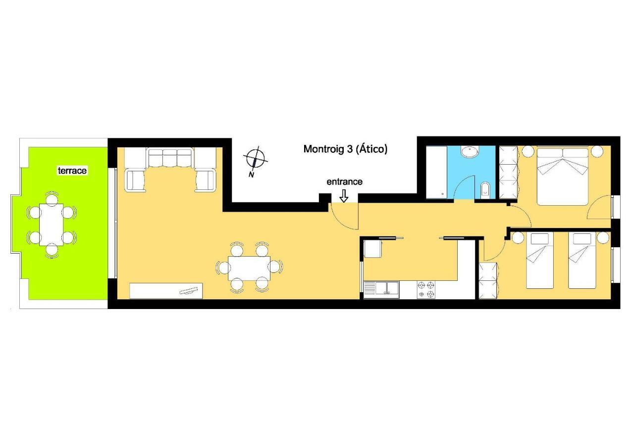 Apartamento Montroig 3 Ático Sitges Esterno foto